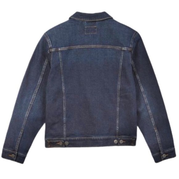Goodfellow & Co Men's Trivia Trucker Jean Jacket - Dark Blue, M - Picture 2 of 8